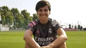 Marta Corredera, tras un entrenamiento del Real Madrid Femenino