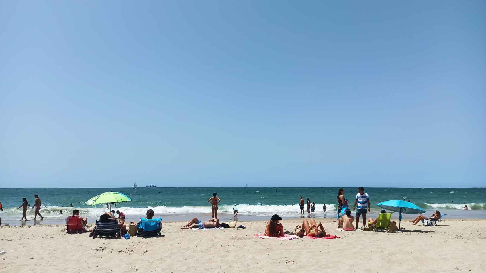 Una playa de Cádiz