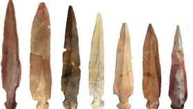 Los cuchillos hallados en la cueva neolítica