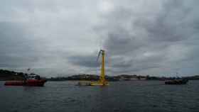 Se conecta a red el primer aerogenerador marino flotante de la Península, en Santander