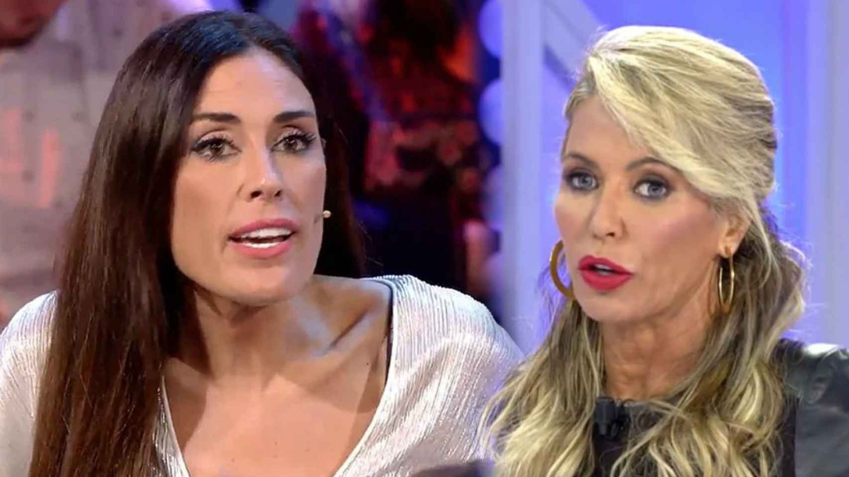 Isabel Rábago y Montse Suárez discuten en 'Ya es Mediodía'.