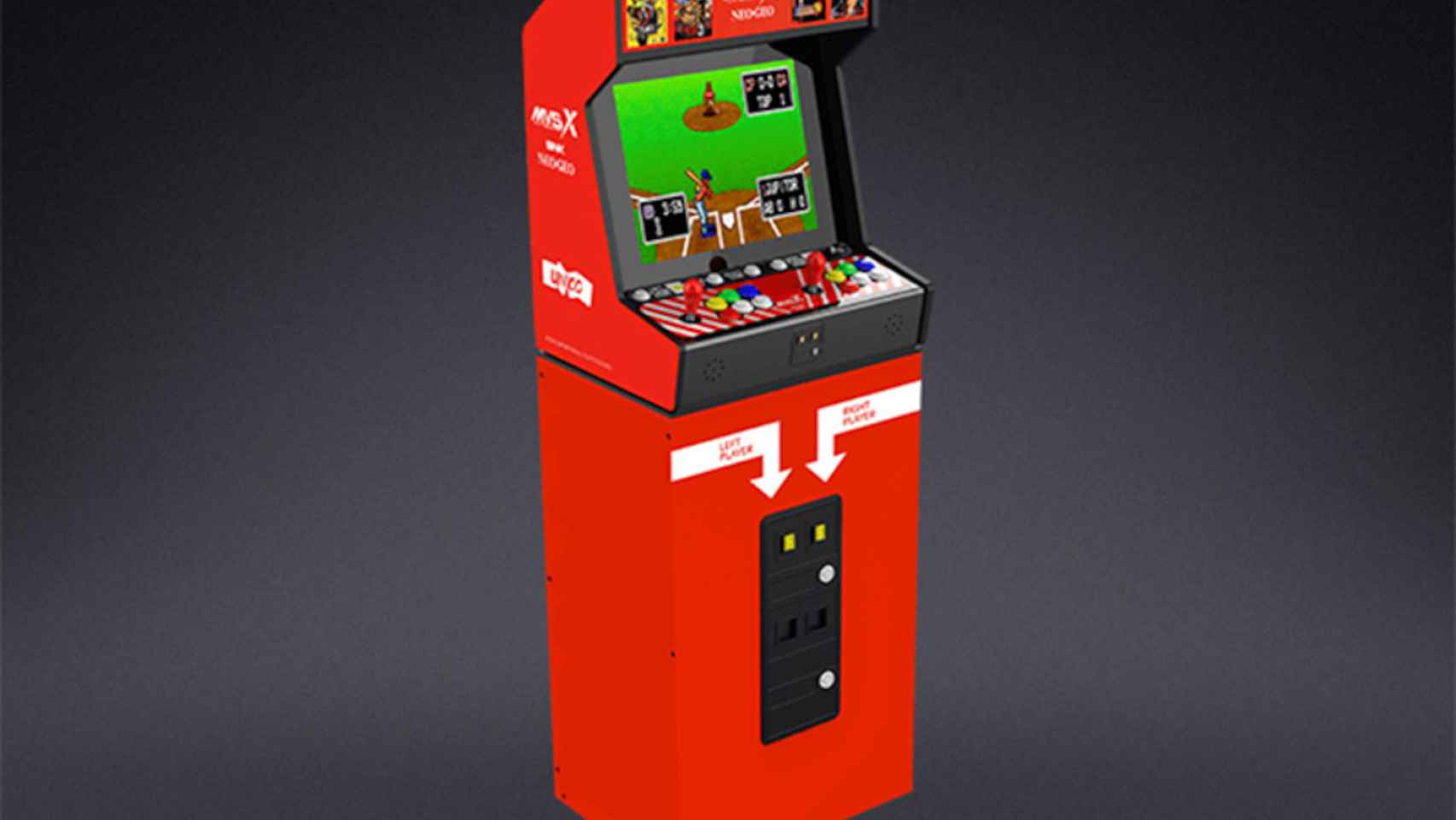 La nueva máquina arcade de Neo Geo incluye hasta una base como las originales