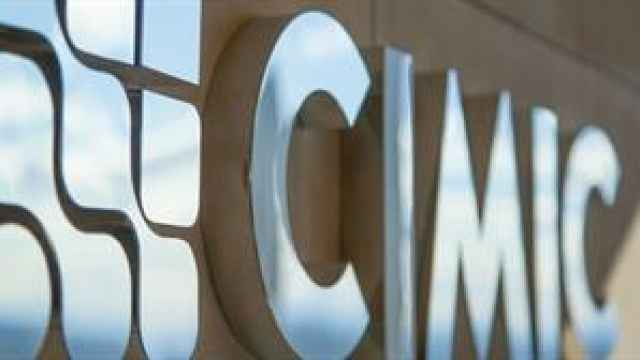 Logo de Cimic en su sede.