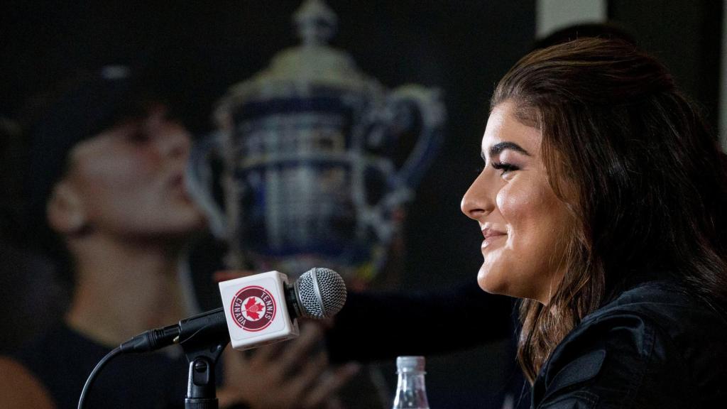 La tenista canadiense Bianca Andreescu