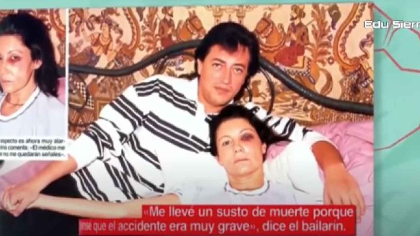 Carmina Ordóñez y Ernesto Neyra posando para Lecturas en 1999.