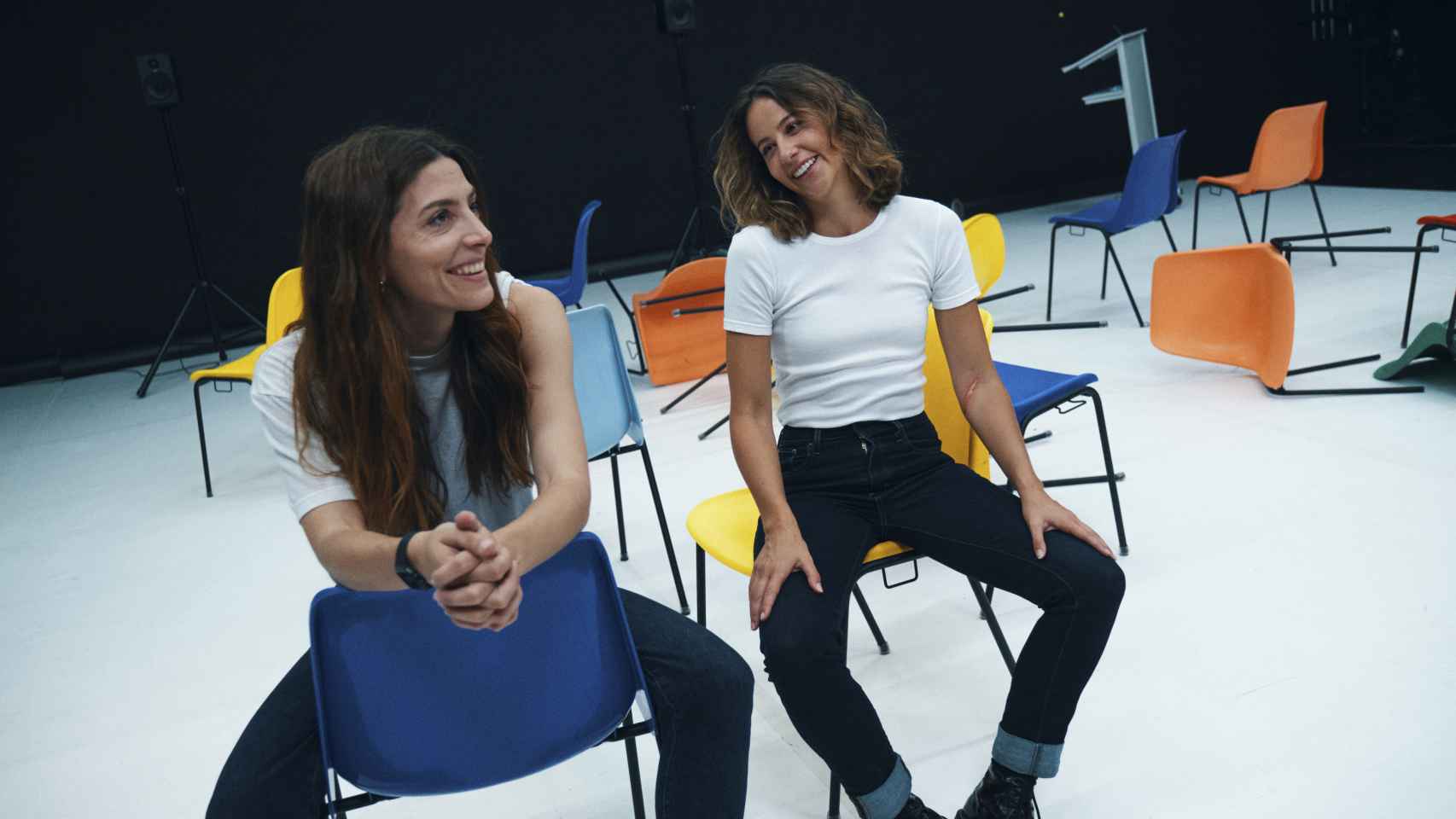 Bárbara Lennie e Irene Escolar en Hermanas, el primero de los episodios de Escenario 0.