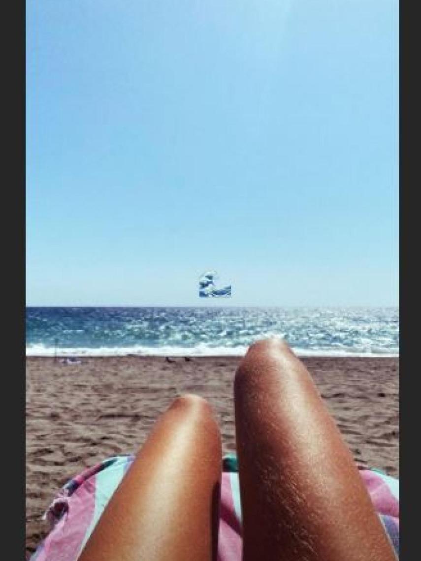 La imagen publicada por Ana Soria en sus 'stories' de Instagram.