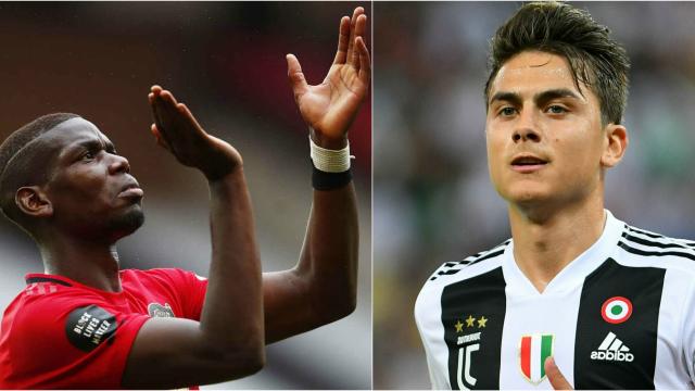 Paul Pogba y Paulo Dybala