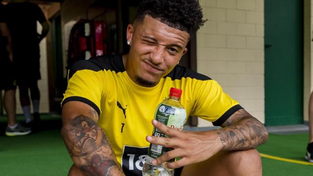 Jadon Sancho, con el Borussia Dortmund