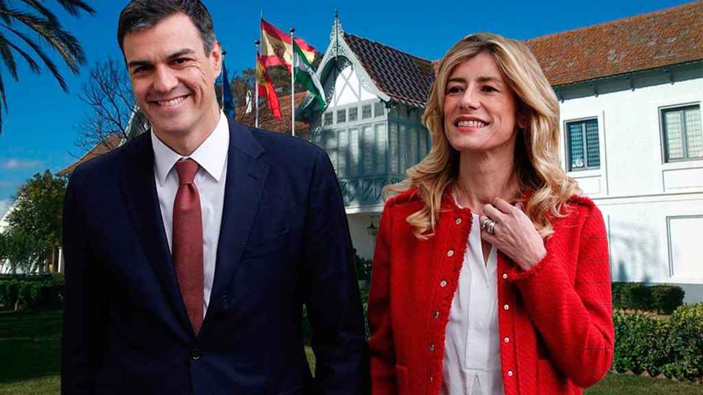 El presidente del Gobierno, Pedro Sánchez, y su mujer, Begoña Gómez.