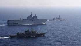 Maniobras militares de la UE en el este del Mediterráneo. Greek National Defence.