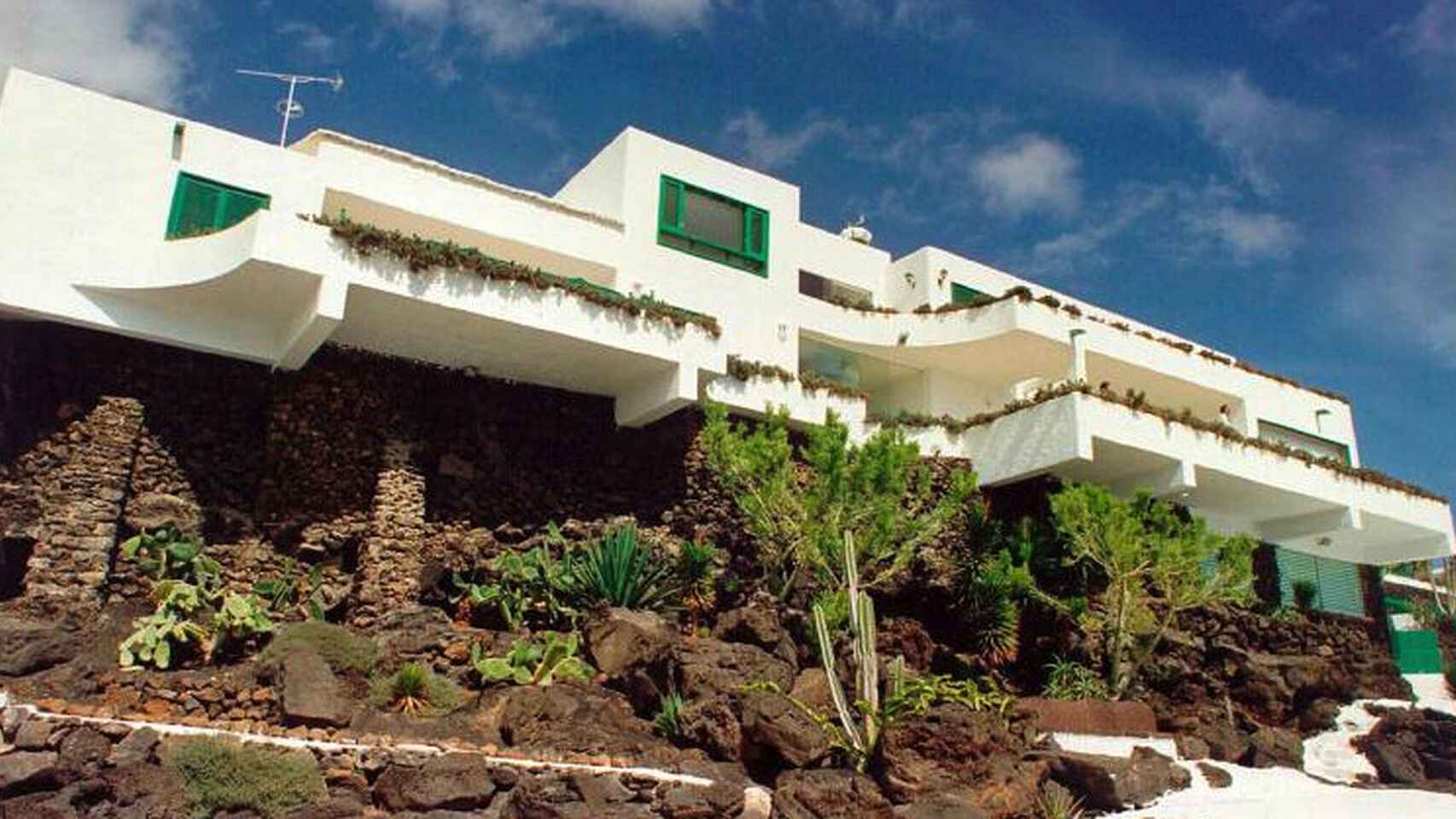 La residencia oficial de Sánchez en La Mareta, en Lanzarote.