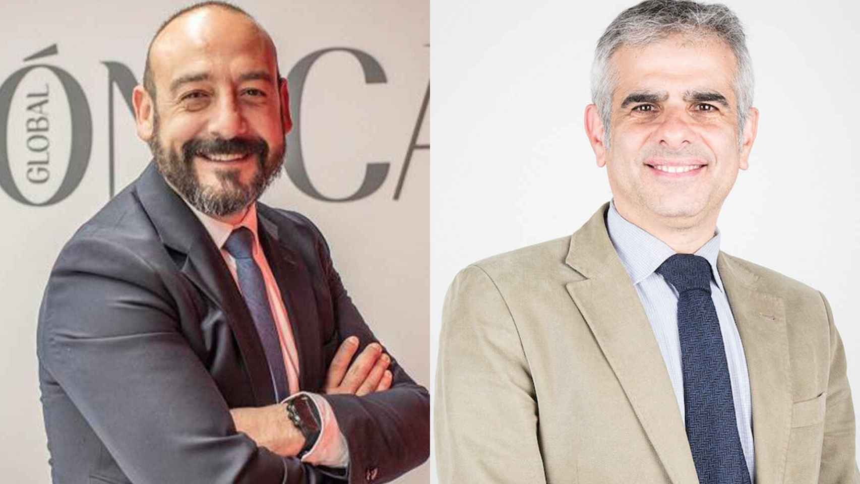 El eurodiputado Jordi Cañas a la izquierda, y el diputado de Cs, Carlos Carrizosa, a la derecha.