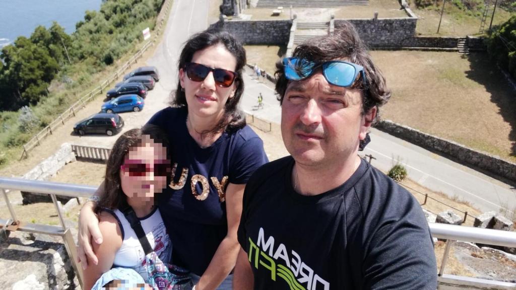 Ana Belén, Miguel y sus hijos.