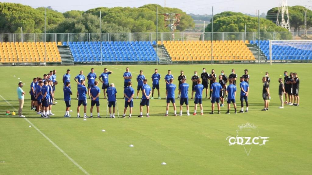 Entrenamiento del Cádiz