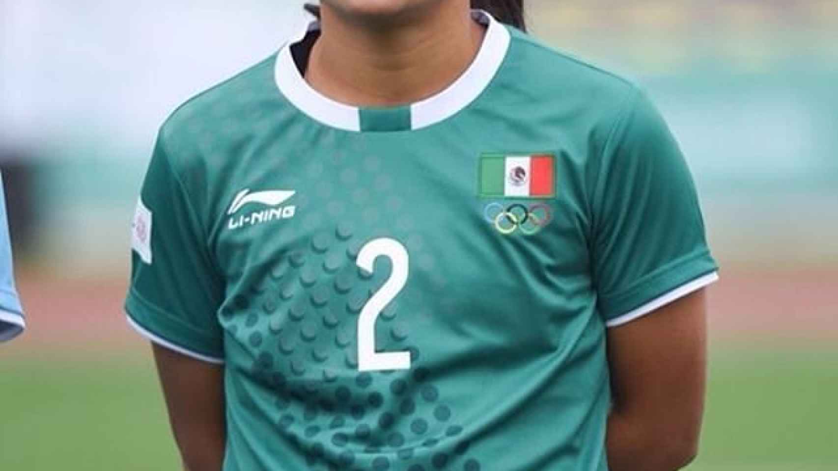 Kenti Robles, en un partido con la selección de México de fútbol femenino. Instagram (@kentirobles)