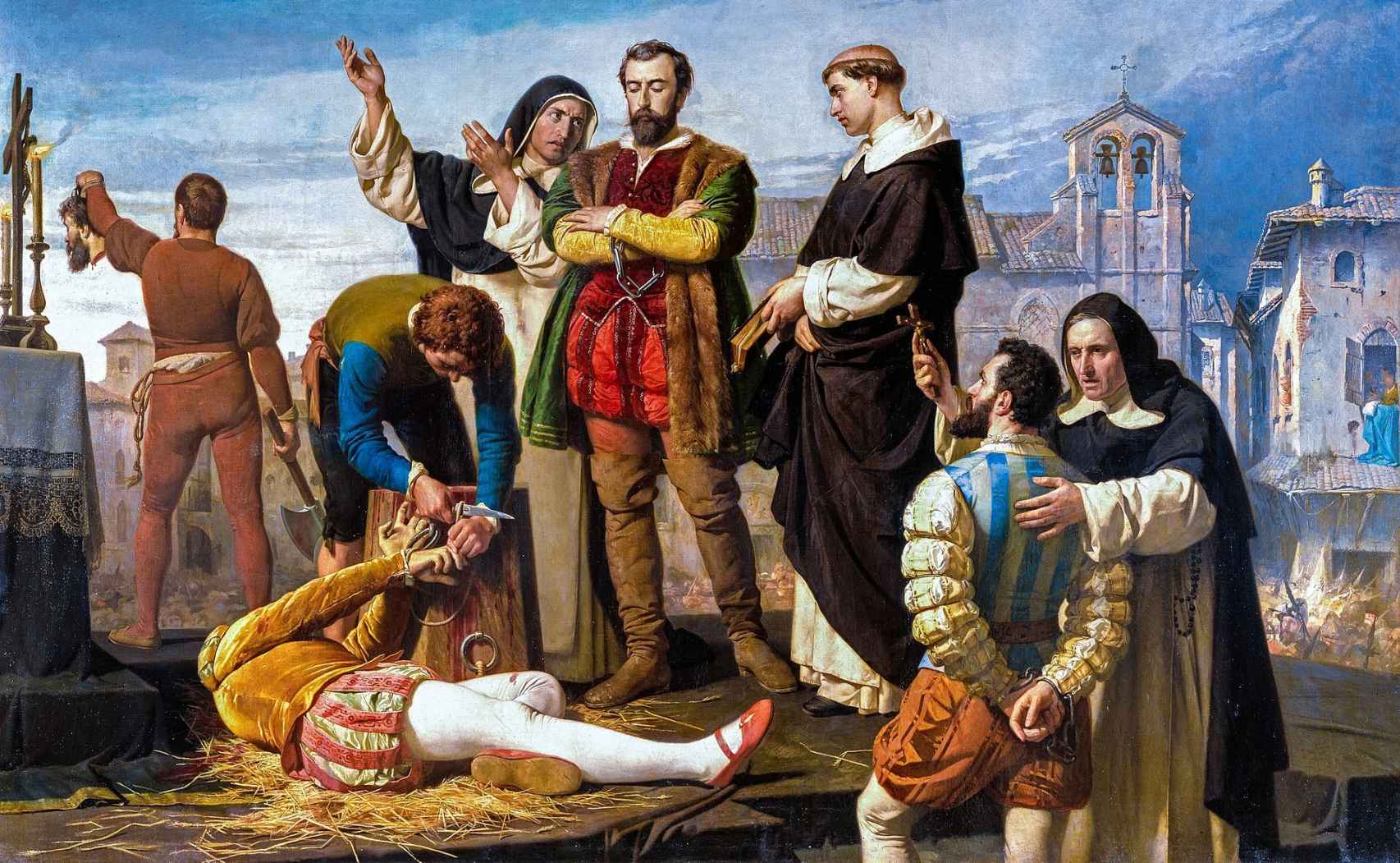 La ejecución de los comuneros Juan de Padilla, Juan Bravo y Francisco Maldonado, que se llevó a cabo en Villalar el día 24 de abril de 1521.