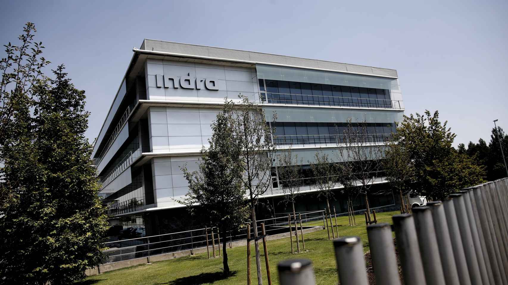 Sede de la compañía de tecnología y consultoría Indra en Alcobendas (Madrid).