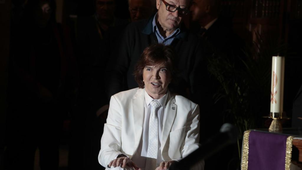 Camilo Sesto junto a Cristíbal Hueto en una de sus últimas apariciones públicas.