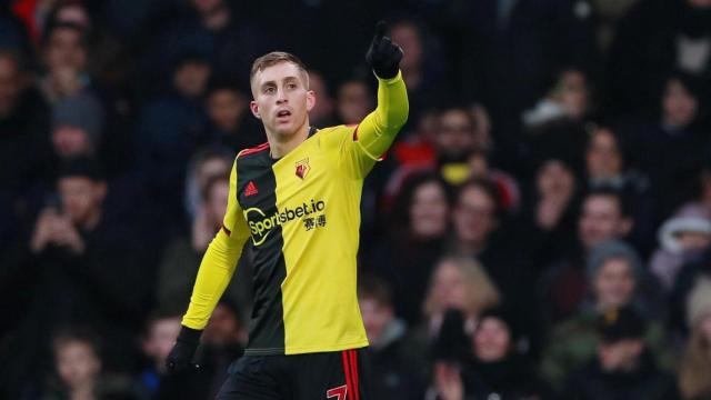 Deulofeu durante un partido del Watford