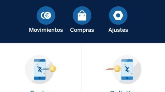 Imagen del pago Bizum desde la app de BBVA.