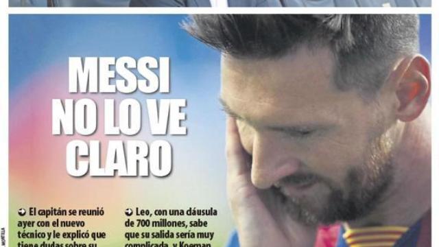 La portada del diario Mundo Deportivo (21/08/2020)