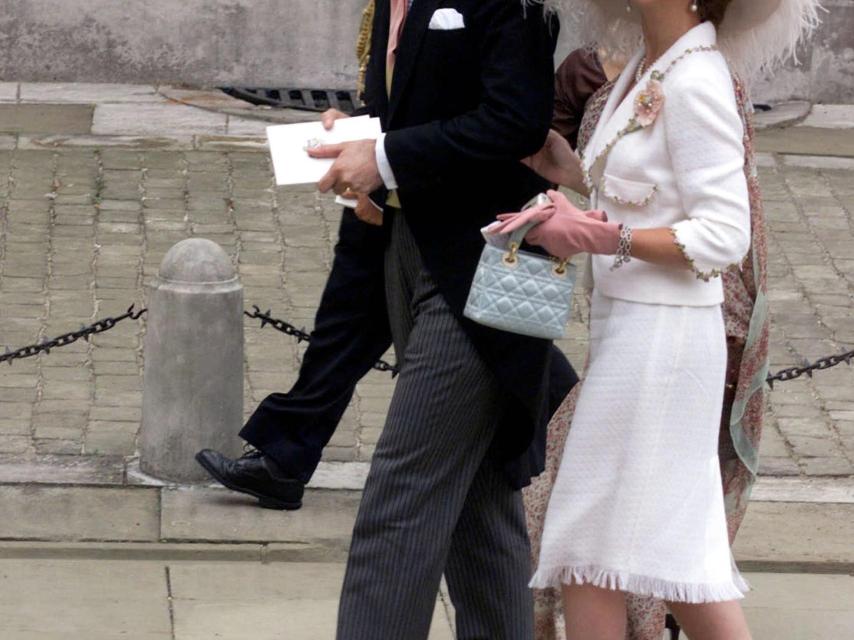 La infanta Elena en la boda de Alexia de Grecia y Carlos Morales