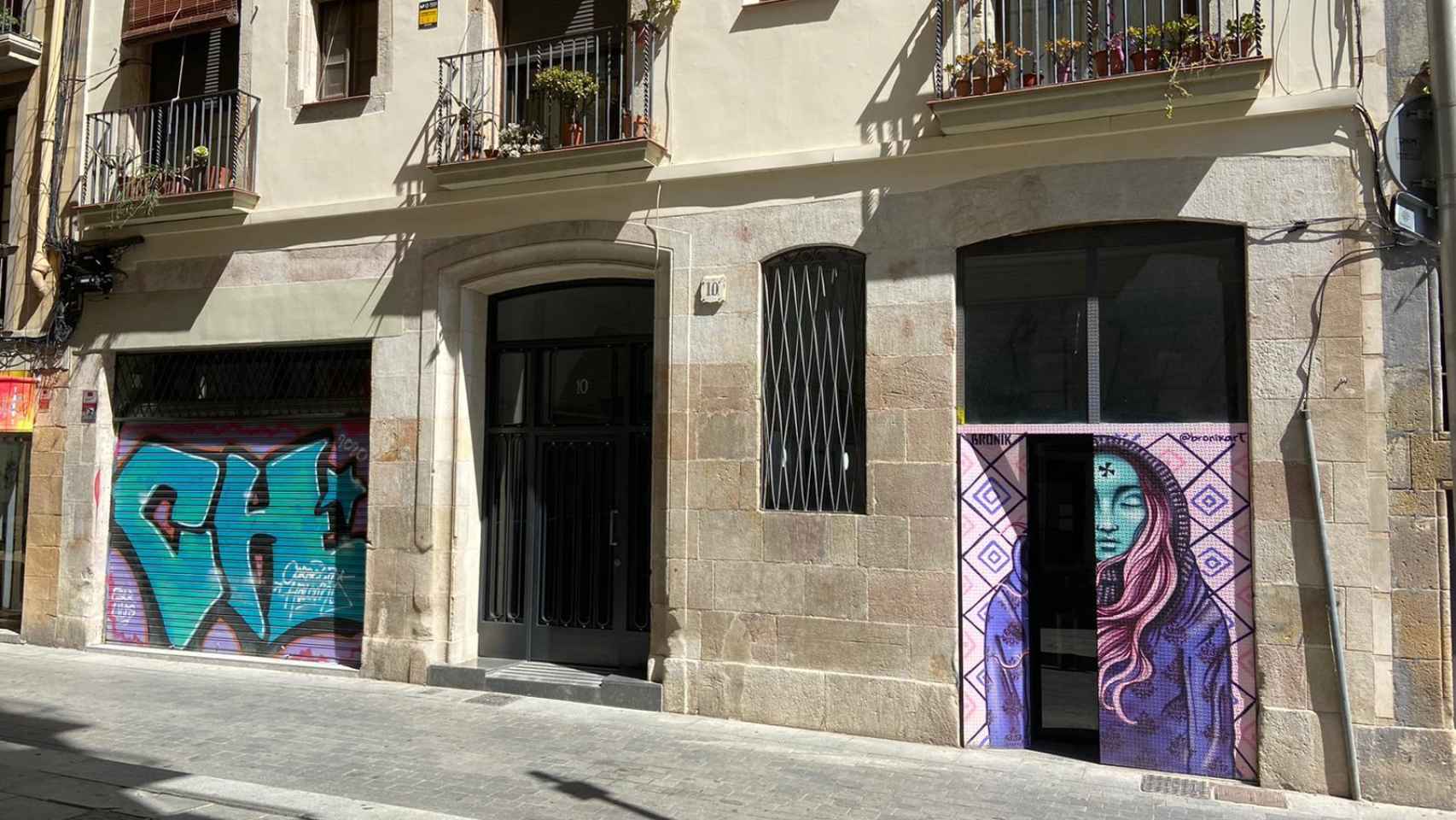 Edificio de Barcelona en el que está domiciliada la oficina