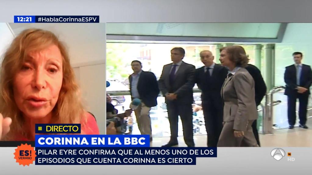 Pilar Eyre ha desfilado por las principales cadenas nacionales este verano.