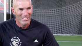 Zinedine Zidane, en la entrevista en Telefoot
