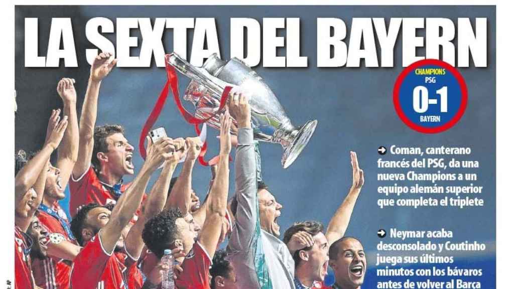 La portada del diario Mundo Deportivo (24/08/2020)