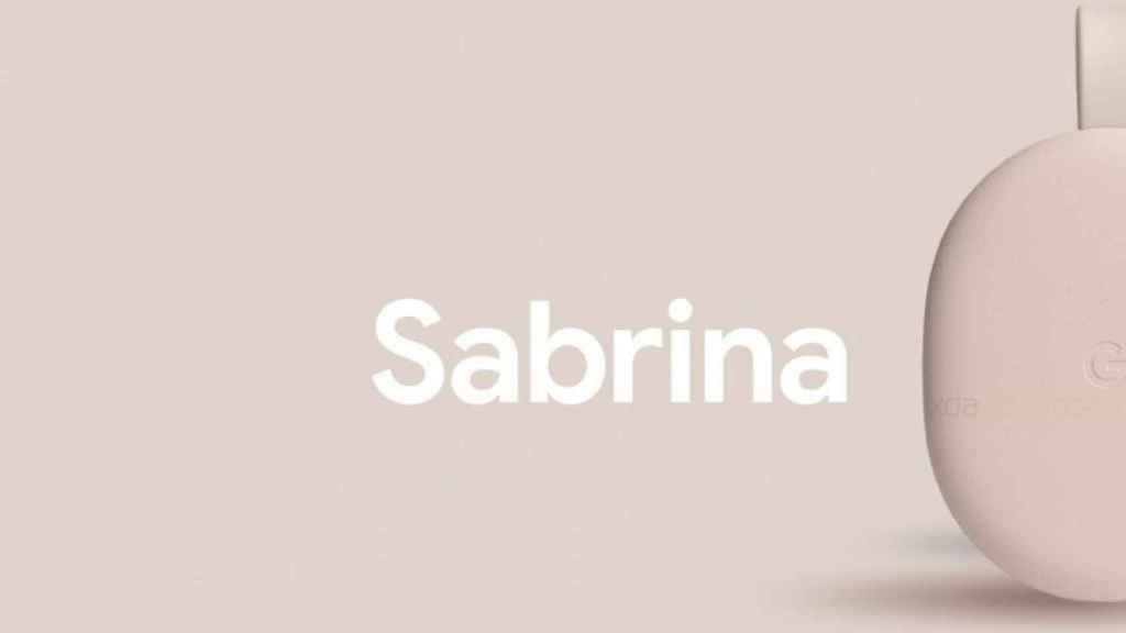 Concepto del Chromecast 'Sabrina'.