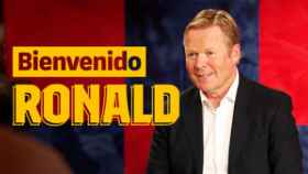 Ronald Koeman, en la televisión oficial del Barça