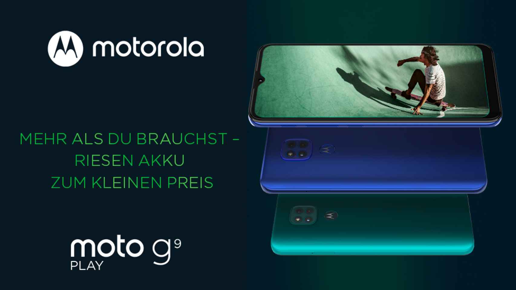Nuevo Motorola Moto G9 Play: la máxima batería a toda costa