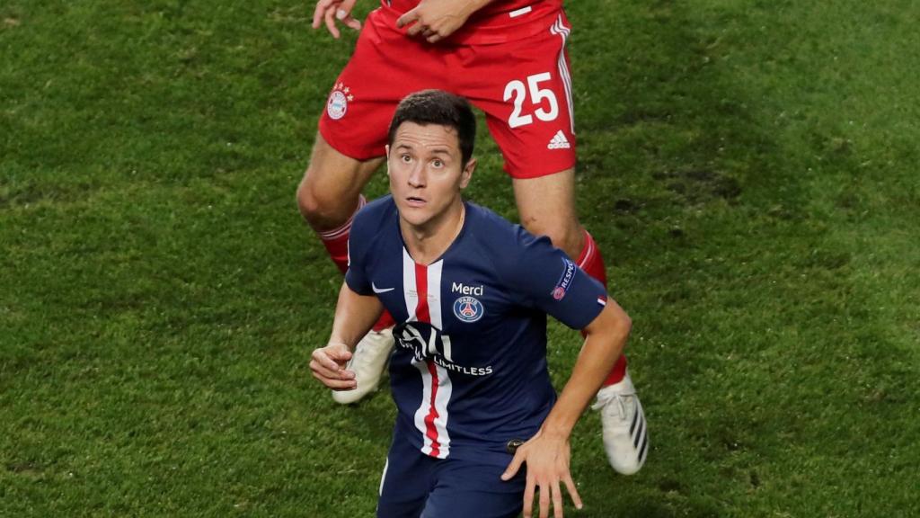 Ander Herrera, en el PSG - Bayern Múnich de la final de la Champions League