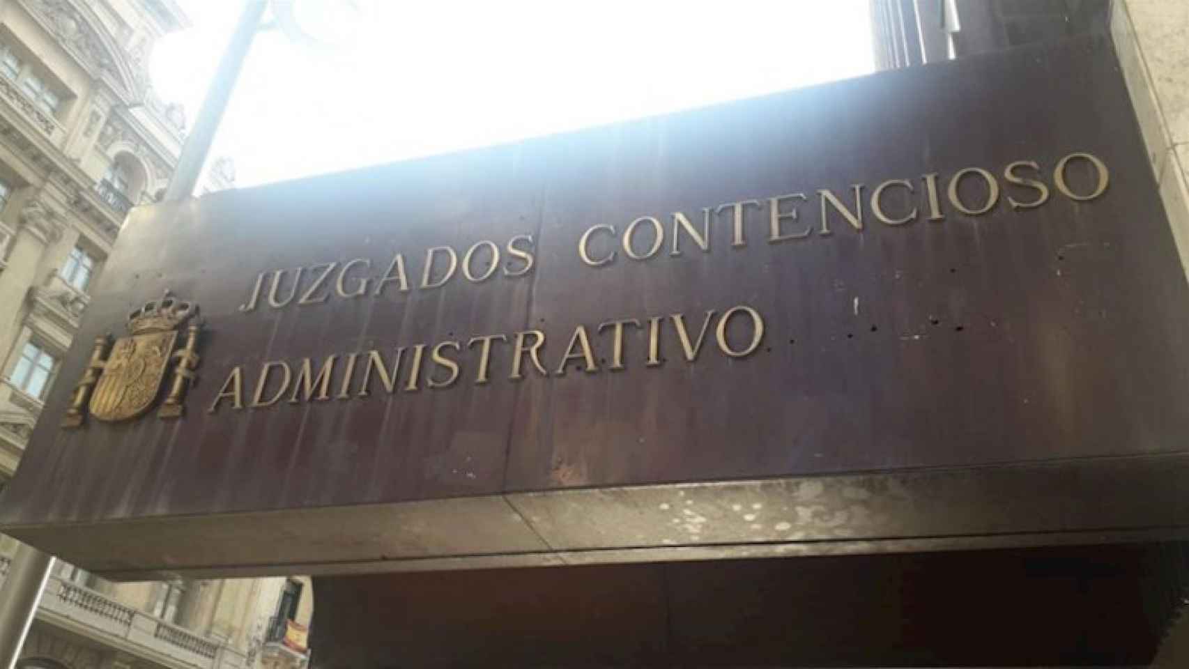 Sede de los Juzgados de lo Contencioso-Administrativo de Madrid./