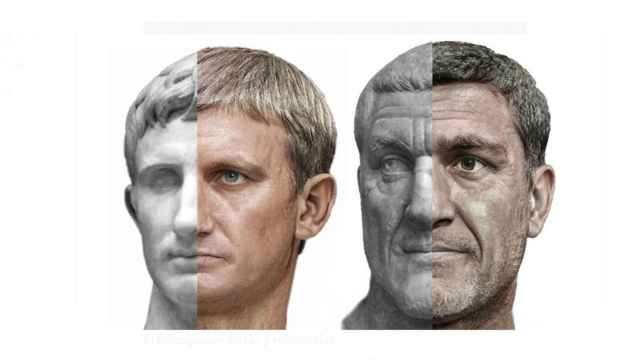 Emperadores Augusto y Maximino El Tracio.