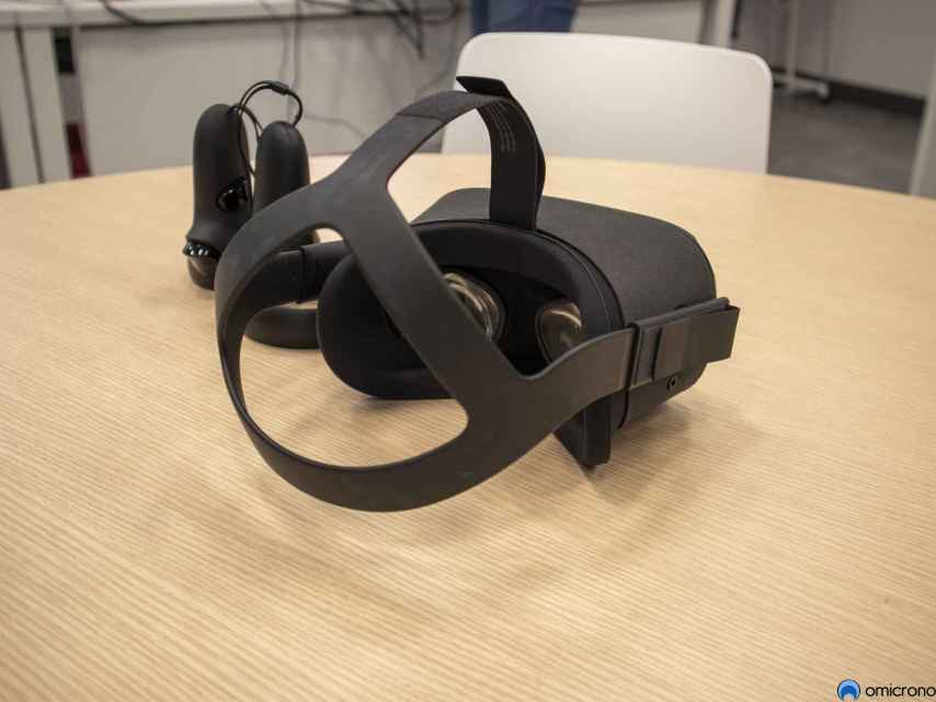 Unas gafas de realidad virtual.