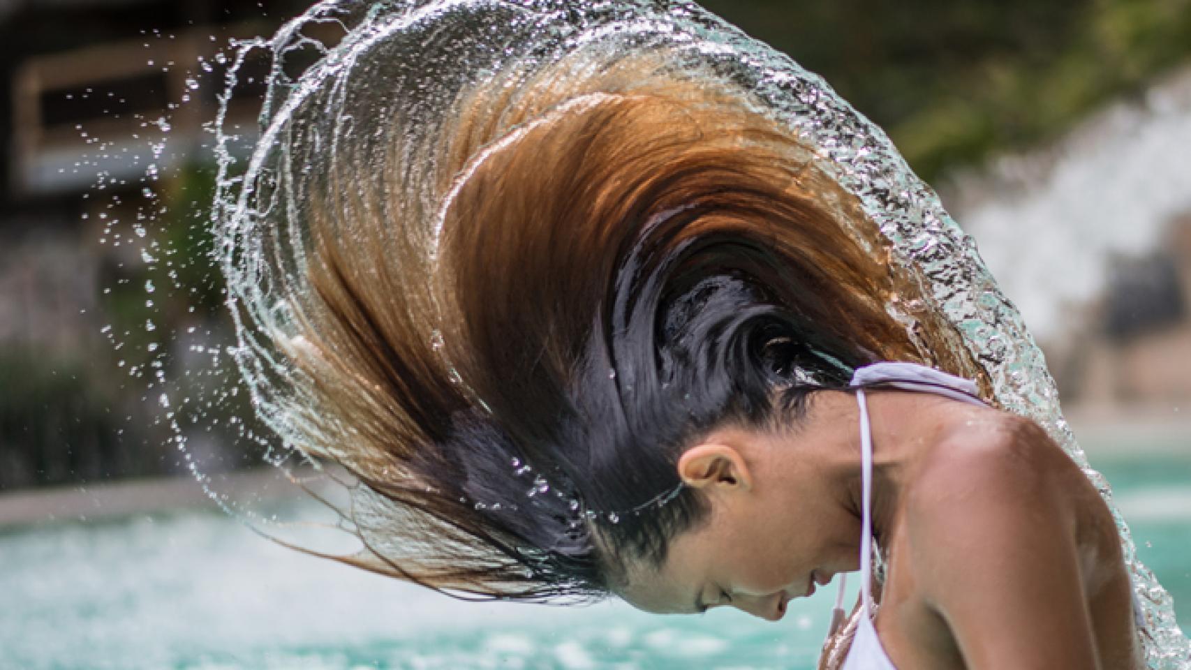 Gorros de natación para mujer, gorros de baño para proteger la salud del  cabello con forma