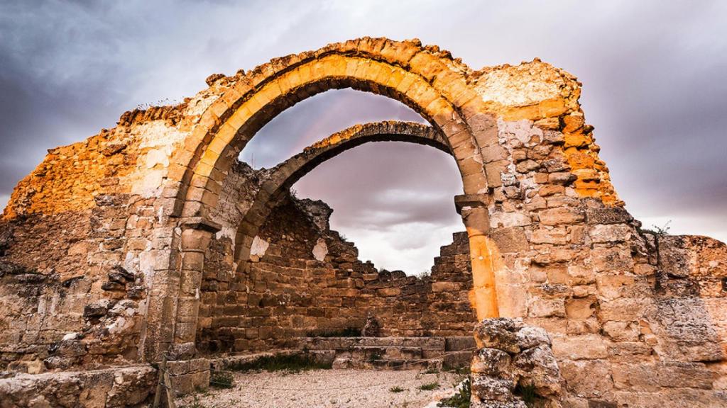 Restos de la basílica de Recópolis.