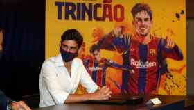 Francisco Trincao, con su nuevo contrato con el Barça