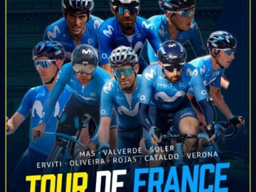 El ocho de Movistar Team para el Tour de Francia 2020