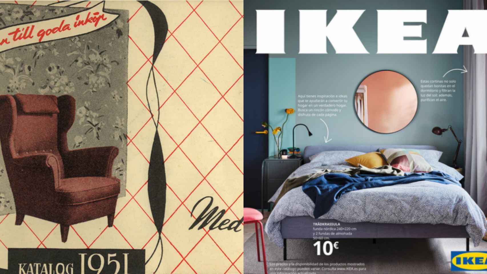 El catálogo de Ikea cumple 70 años: de la lámpara Cirkel a la alfombra Toftlund