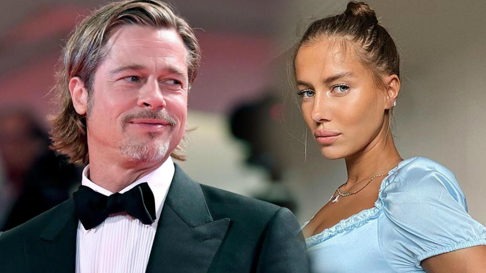 Brad Pitt, de vacaciones con su nueva novia en plena guerra por la