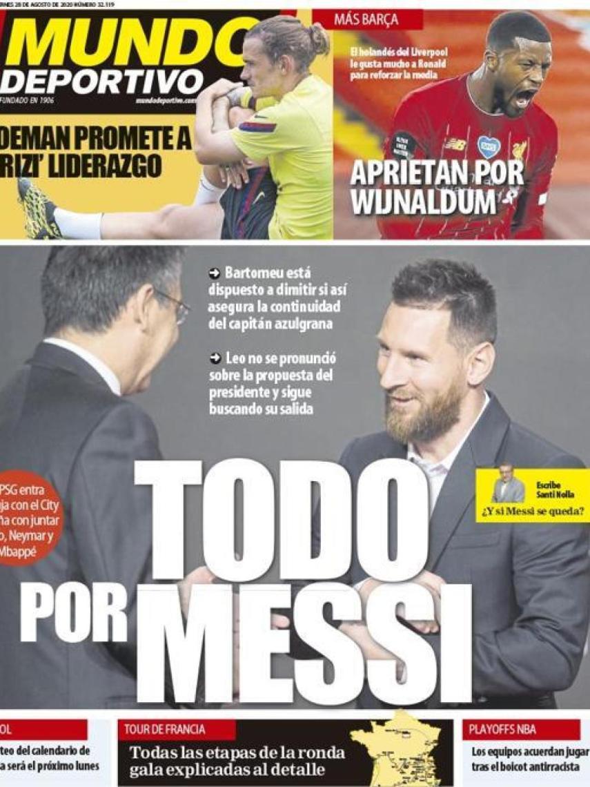 Portada Mundo Deportivo