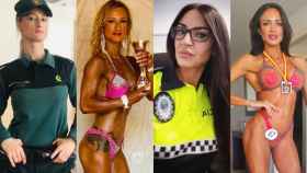Alicia y Sofía, las madres fitness de la Policía Local de Badajoz y la Guardia Civil 'salvadas' por el deporte