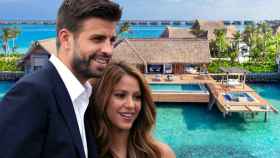 Shakira y Piqué, de vacaciones, en un fotomontaje de JALEOS.