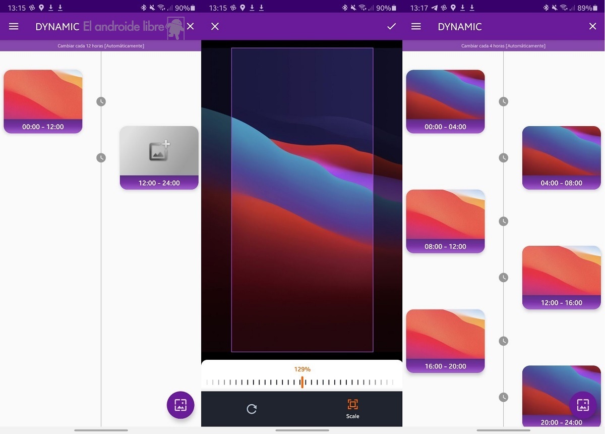 Cómo crear tus fondos de pantalla dinámicos propios en Android Cómo crear tus fondos de pantalla dinámicos propios en Android