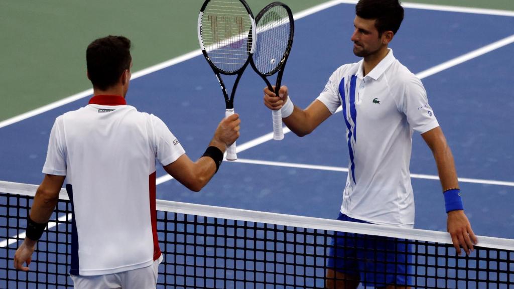 Djokovic y Roberto Bautista