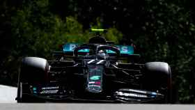 El coche de Lewis Hamilton en SPA